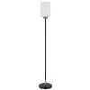 Globo Rowena vloerlamp moderne staande lamp 150 cm E27 60 Watt voor woonkamer