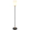Globo Rowena vloerlamp moderne staande lamp 150 cm E27 60 Watt voor woonkamer