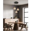 Globo Swanson 3-lichts hanglamp, moderne pendellamp voor eetkamer en woonkamer