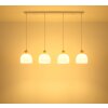 Globo Swanson hanglamp voor eettafel 4-lichts E27 113 cm lang modern model