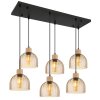 Globo Swanson moderne design hanglamp voor eettafel, 6-lichts, 105 cm, keuken E27