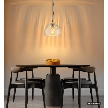 Globo Swanson moderne hanglamp voor eetkamer en keuken, E27, ø 30 cm, 40 Watt