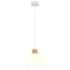 Globo Swanson hanglamp rond Ø 20 cm hoogte 120 cm E27 40 Watt voor boven de tafel