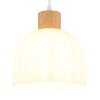 Globo Swanson hanglamp rond Ø 20 cm hoogte 120 cm E27 40 Watt voor boven de tafel