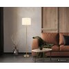 Globo Truett vloerlamp voor woonkamer met kabelschakelaar modern E27 40 Watt 151 cm