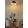 Globo Daren moderne 3-lichts plafondlamp voor eetkamer en woonkamer, rond Ø 37,5 cm