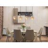 Globo Daren stijlvolle moderne 4-lichts hanglamp voor eetkamer en keuken, 108,7 cm