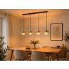 Globo Daren stijlvolle moderne 4-lichts hanglamp voor eetkamer en keuken, 108,7 cm