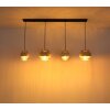 Globo Daren stijlvolle moderne 4-lichts hanglamp voor eetkamer en keuken, 108,7 cm