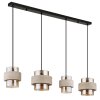 Globo Daren stijlvolle moderne 4-lichts hanglamp voor eetkamer en keuken, 108,7 cm