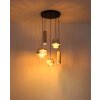 Globo Daren eetkamer-hanglamp, 3-lichts pendellamp boven de tafel, modern