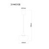 Globo Lui LED hanglamp voor eettafel, moderne pendellamp, 150 cm verstelbaar