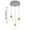 Globo Lui LED verstelbare design hanglamp voor eetkamer 24 Watt 2700 Lumen 3000 Kelvin