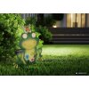 Globo FLAUGI LED solarlamp kikker met kroon voor buiten, tuinverlichting
