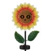 Globo CORALIE solar tuinspies zonnebloem LED 6 W 3000 K modern voor tuin en gazon