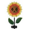 Globo CORALIE solar tuinspies zonnebloem LED 6 W 3000 K modern voor tuin en gazon
