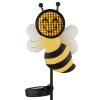 Globo CORALIE LED solarlamp voor buiten als padverlichting met bijenfiguurtje