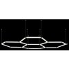 Globo Honeycomb LED zeskantige plafondlamp 11400 Lumen 4000 Kelvin modern design