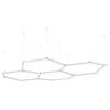 Globo Honeycomb LED zeskantige plafondlamp 11400 Lumen 4000 Kelvin modern design