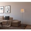 Globo Joris moderne staande lamp vloerlamp 151 cm voor woonkamer en leeshoek