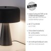 SCHÖNER WOHNEN-Kollektion PENTO moderne design tafellamp met kabelschakelaar E27