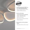 SCHÖNER WOHNEN-Kollektion PEBBLES LED moderne design plafondlamp voor woonkamer