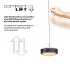 SCHÖNER WOHNEN-Kollektion ELMO in hoogte verstelbare hanglamp LED 3000 Kelvin 2400 Lumen 18 Watt