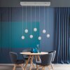 SCHÖNER WOHNEN-Kollektion LINI LED 7-lichts pendellamp, in hoogte verstelbare hanglamp