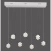 SCHÖNER WOHNEN-Kollektion LINI LED 7-lichts pendellamp, in hoogte verstelbare hanglamp