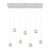 SCHÖNER WOHNEN-Kollektion LINI LED 7-lichts pendellamp, in hoogte verstelbare hanglamp