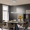 SCHÖNER WOHNEN-Kollektion QUILLO LED ringpendelleuchte voor eettafel, modern, 60 cm