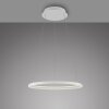 SCHÖNER WOHNEN-Kollektion QUILLO LED ringpendelleuchte voor eettafel, modern, 60 cm