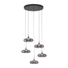 SCHÖNER WOHNEN-Kollektion POSH LED cluster hanglamp eettafel 5-lichts 3000 Kelvin 1100 Lumen 6,3 Watt