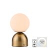 SCHÖNER WOHNEN-Kollektion RUDI LED globe tafellamp met touchschakelaar voor woonkamer