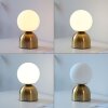 SCHÖNER WOHNEN-Kollektion RUDI LED globe tafellamp met touchschakelaar voor woonkamer