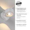 SCHÖNER WOHNEN-Kollektion CHIA LED 2-lichts up & down moderne wandlamp voor binnen