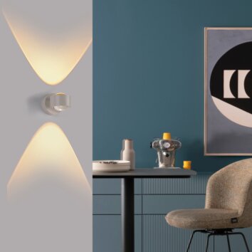 SCHÖNER WOHNEN-Kollektion CHIA LED wandlamp up- & downlight in modern design