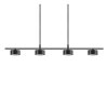 Nordlux CLYDE Hanglamp LED Zwart, 4-lichts