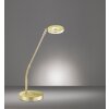 Honsel Dent Tafellamp LED Messing, 1-licht, Kleurwisselaar