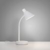 Leuchten Direkt witte LED bureaulamp PIXIE, verstelbaar, 3000 Kelvin warmwit