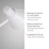 Leuchten Direkt witte LED bureaulamp PIXIE, verstelbaar, 3000 Kelvin warmwit