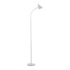 Leuchten Direkt witte LED staande lamp PIXIE, gebogen verstelbare arm, 3000 Kelvin warmwit