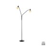 Leuchten Direkt Moderne Vloerlamp LOKI, verstelbaar, Y-vormige armen, 3000 Kelvin warmwit