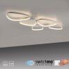 Leuchten Direkt LED-plafondlamp PEBBLES, wit, Memoryfunctie, 3000 Kelvin warmwit