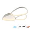 Leuchten Direkt LED-plafondlamp PEBBLES met lichtlussen en geheugenfunctie, wit
