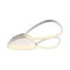 Leuchten Direkt LED-plafondlamp PEBBLES met lichtlussen en geheugenfunctie, wit