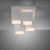 Leuchten Direkt witte LED plafondlamp TETRIS met blokvorm, 3000 kelvin warmwit