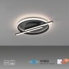 Leuchten Direkt LED-plafondlamp KORSA, geheugenfunctie, 3000 Kelvin warmwit, ronde ring