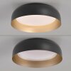 Leuchten Direkt LED-plafondlamp OSKO, afstandsbediening, lichtkleur instelbaar 3000 Kelvin