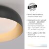 Leuchten Direkt LED-plafondlamp OSKO, afstandsbediening, lichtkleur instelbaar 3000 Kelvin